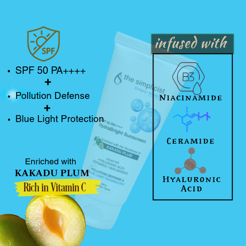 HydraBright Sunscreen SPF 50 | Protect. Repair. Glow | 50 ml