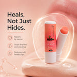 Healing lip balm that repairs dry cracked lips and improves lip texture