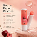 Lip balm for dry chapped lips that nourishes repairs and restores lip barrier