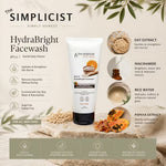 Gentle facewash with niacinamide and orange extract for clear balanced skin
