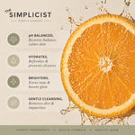Brightening facewash with vitamin c rich ingredients for tan removal and glowing skin